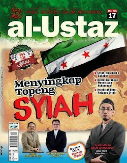 Kulit majalah al-Ustaz isu 17 bertajuk Menyingkap Topeng Syiah