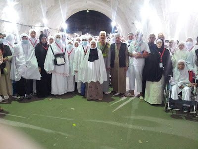 Jemaah Ash-Har berkumpul di dalam terowong baharu menuju ke Jamarat